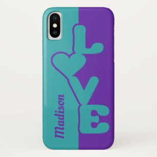 capas de telefone de nomes personalizados com dois