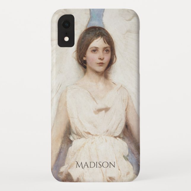 Capas de telefone de nomes personalizados do Anjo  (Verso)