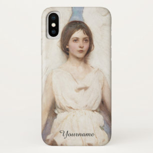 Capas de telefone de nomes personalizados do Anjo 