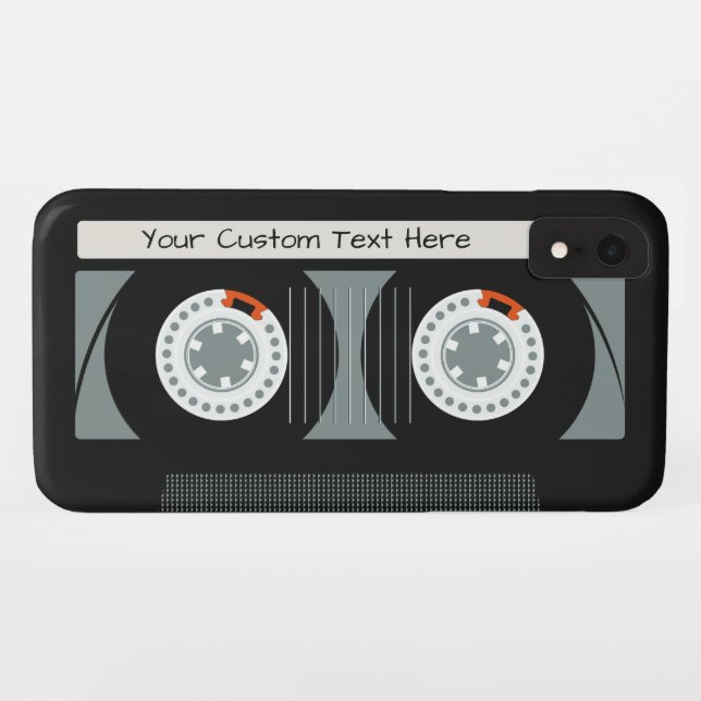capas de telefone de texto personalizado da fita d (Verso (Horizontal))