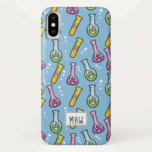 Capas de telefone personalizadas de monograma de p (Verso)