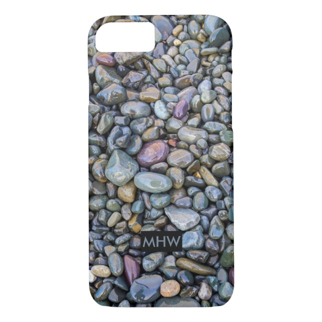 Capas de telefone personalizadas de monograma de P (Verso)