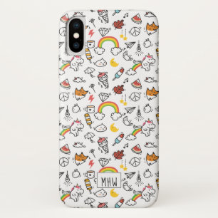 Capas de telefone personalizadas de monograma do p