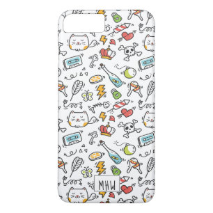 capas de telefone personalizadas de monogramas do 