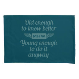 capas de travesseiro de monograma personalizadas "