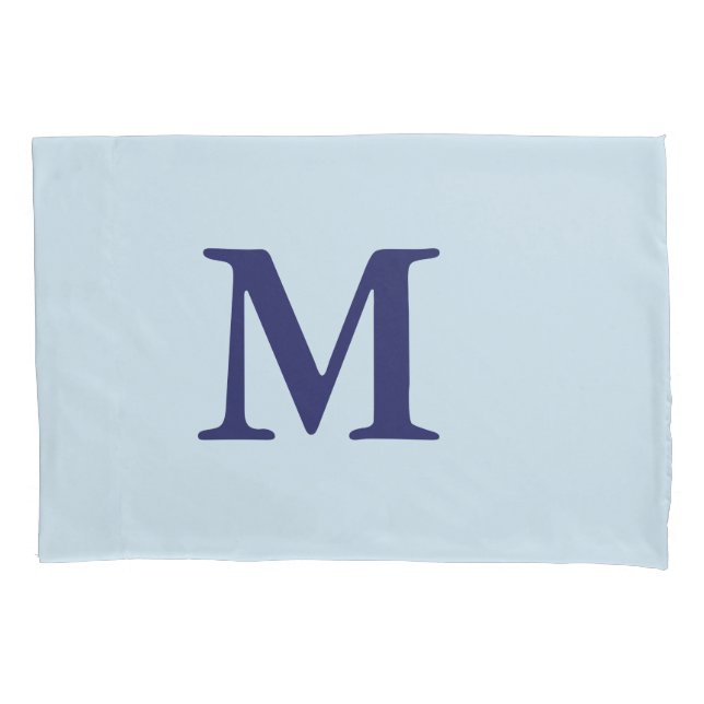 Capas de Travesseiro Monograma Personalizadas (Frente-Esquerda)