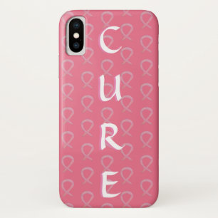 Capas do iPhone X do Cancer da faixa de Sensibiliz
