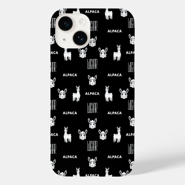 Capas iPhone 14 Preto e Branco por Wighar (Verso)