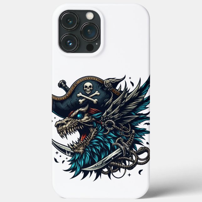 Capas Máx. 13 Pro Pirate Blue Dragon Pirate (Verso)