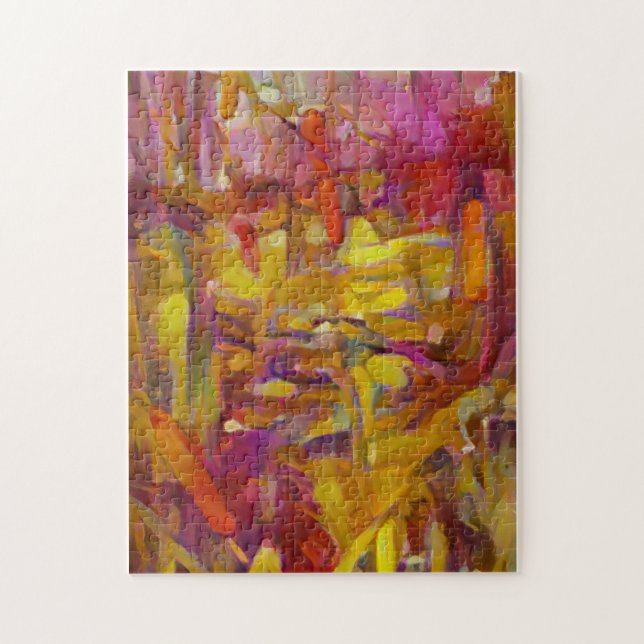 capas na natureza, cores vibrantes quebra-cabeça (Vertical)