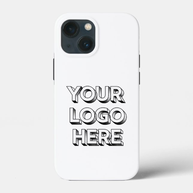 Capas para iPhone 13 Mini Seu Logotipo Aqui (Verso)
