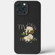 Capas para iPhone 13 Pro Cream Floral Timeless Blo