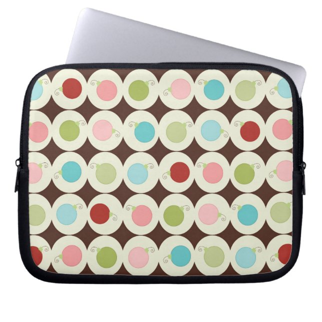 Capas para Laptop e Netbook com Enfeites de Natal (Frente)