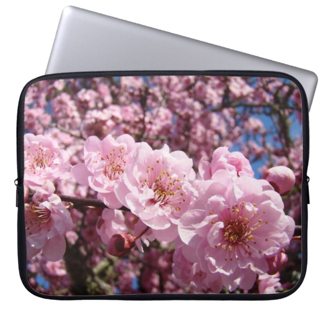 Capas para laptop Flores florais Rosa Primavera (Frente)