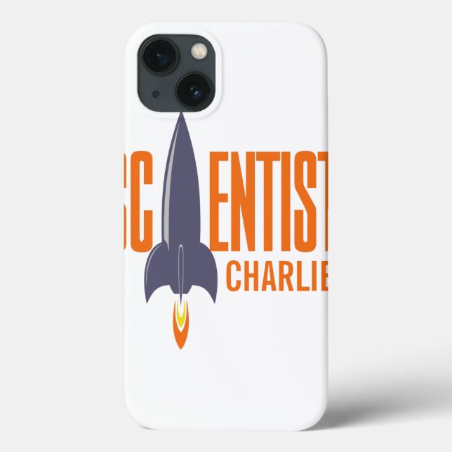 Capas personalizadas de nome e cor do Rocket Scien (Verso)