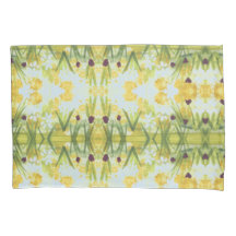 Capas Travesseiros Flores Com Azul Bebê