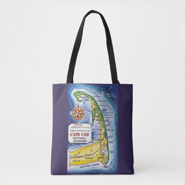 Cape Cod Seashore Shoulder Tote (Frente)