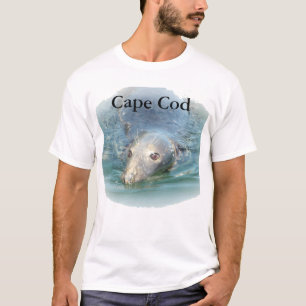 Cape Cod, selo bonito na camisa dos homens do cais