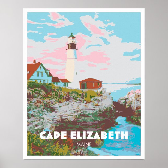 Cape Elizabeth Poster (Frente)