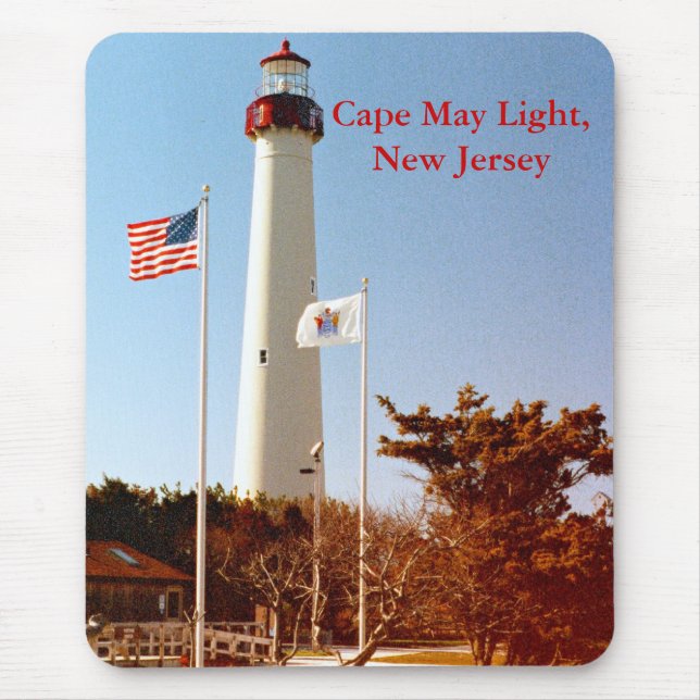 Cape May Light, New Jersey Mousepad (Frente)