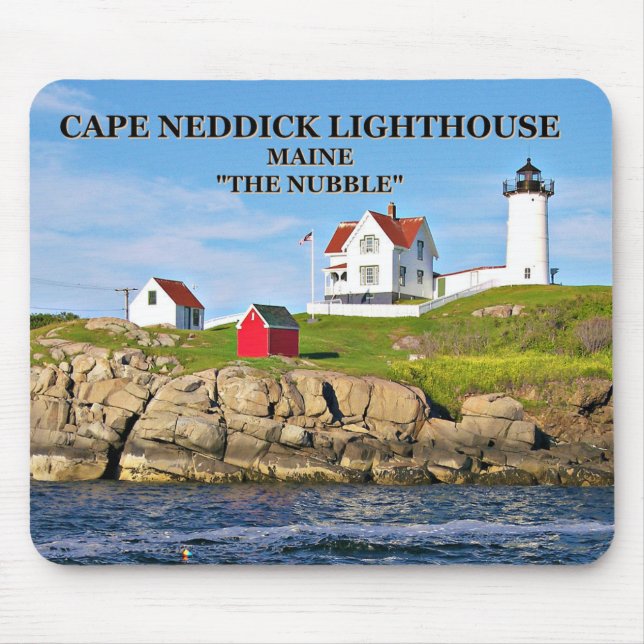 Cape Neddick Light "the Nubble", Maine mousepad (Frente)