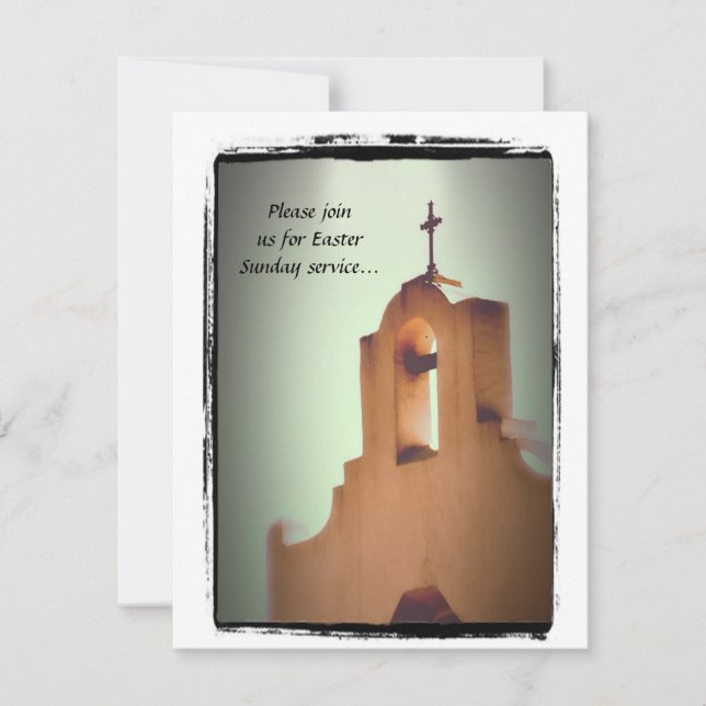 Capela com convite transversal do Domingo de (Frente)