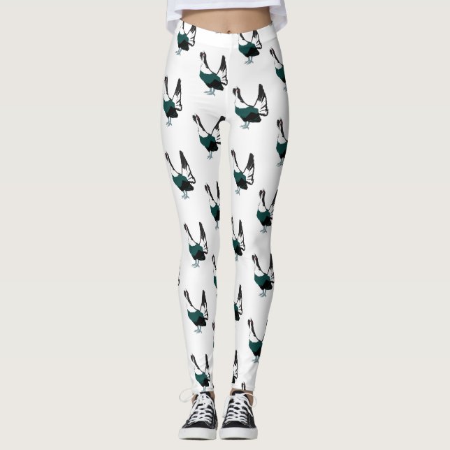 Capercaillie bird Art Leggings (Frente)