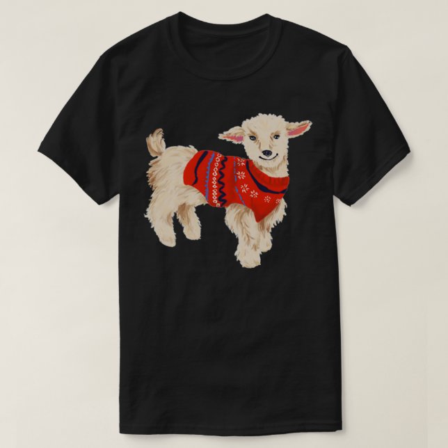 Capim de inverno bonito em um suéter  (Frente do Design)