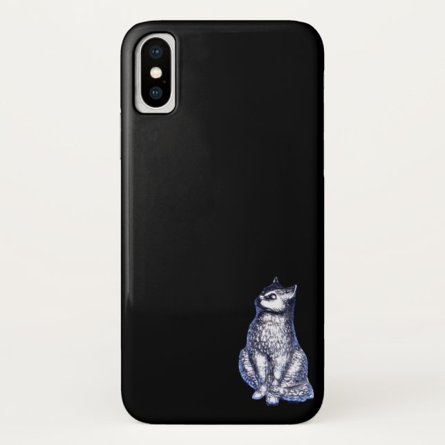 capinha apple iphoneX estilo gato design (Verso)