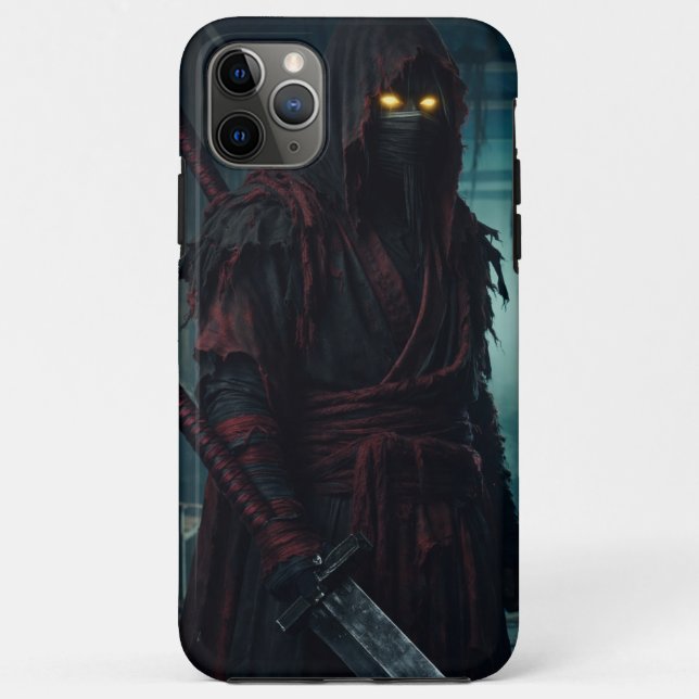 Capinha de Celular Estilo Anime Cyberpunk Ninja da (Verso)