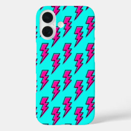 Capinha de Celular Pink Lighting Volt Design 80s