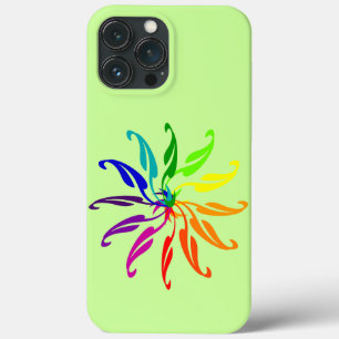 Capinha de Celular - Rodas de Cores Formas de Folh