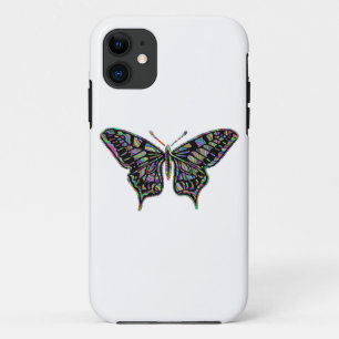 Capinha de iPhone 11 com arte de inseto borboleta