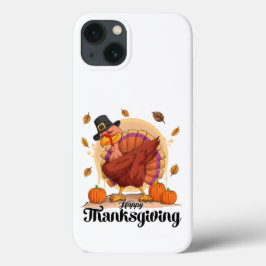 Capinha de iPhone 13 Tipografia Feliz Dia de Ação 