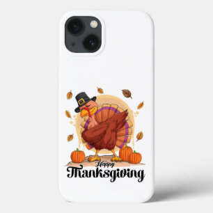 Capinha de iPhone 13 Tipografia Feliz Dia de Ação