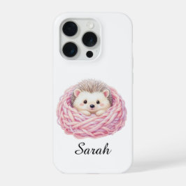 Capinha de iPhone 15 Pro comouriço Tricotado Perso