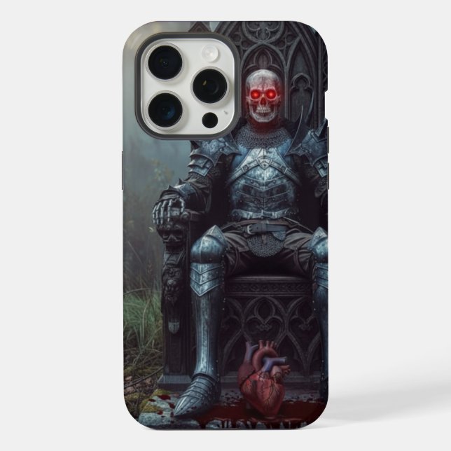 Capinha de iPhone 15 Pro Max de Terror Gótico (Verso)