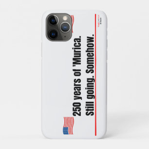 Capinha de iPhone 250 anos de 'Murica ainda indo