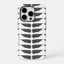 Capinha de iPhone Águia Asa Preta e Branca Persona
