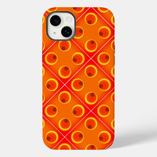 capinha de iPhone Case-Mate laranja retrô 1970