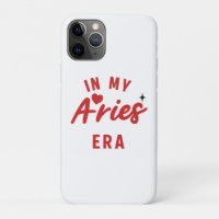 Capinha de iPhone da minha era de Áries, presente 