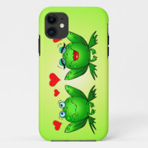 Capinha de iPhone dos Sapos Apaixonados