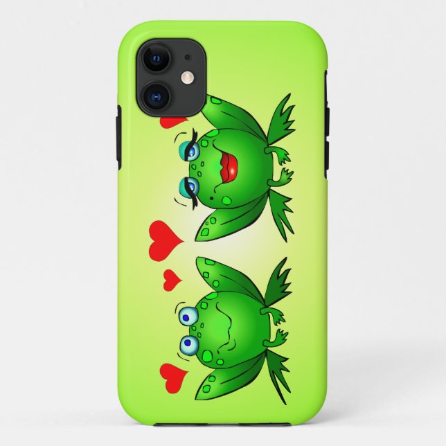 Capinha de iPhone dos Sapos Apaixonados (Verso)