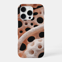 Capinha de iPhone em Terracota Abstrata Moderna