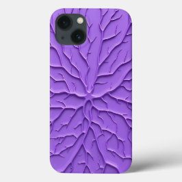 Capinha de iPhone Estampada Estética Roxa