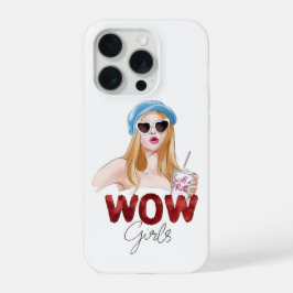Capinha de iPhone Estética WOW Girls | F Brilhante