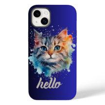 Capinha de iPhone Hello Cat