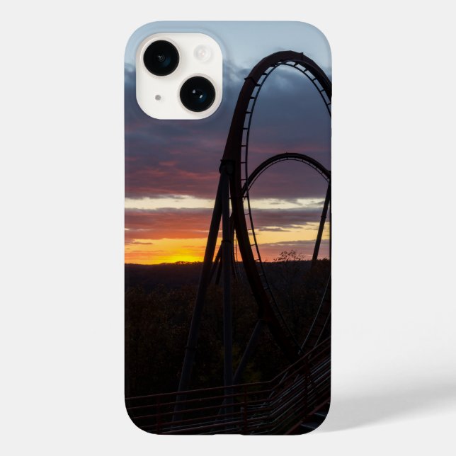 Capinha de iPhone Sunset Over Wildfire (Verso)