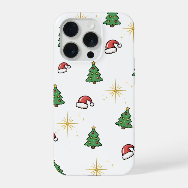 Capinha de Natal Festivo para Celular (Verso)