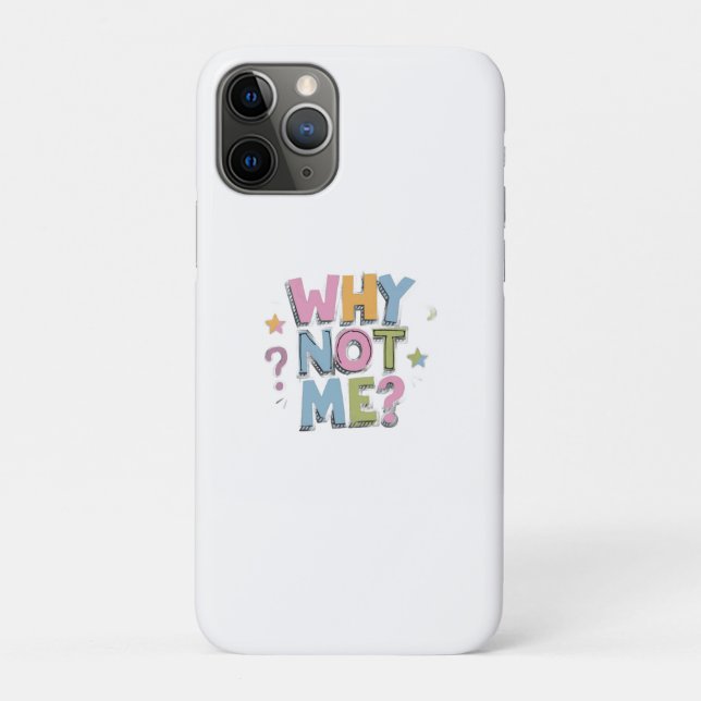 Capinha de telefone branca com o texto colorido (Verso)